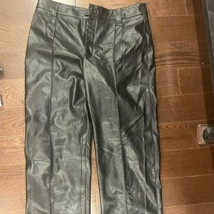 Zara XL faux leather pants